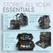 Yarn Storage Backpack for Knitting & Crocheting on the Go - Faux Leather Water-Resistant Bag with USB Port